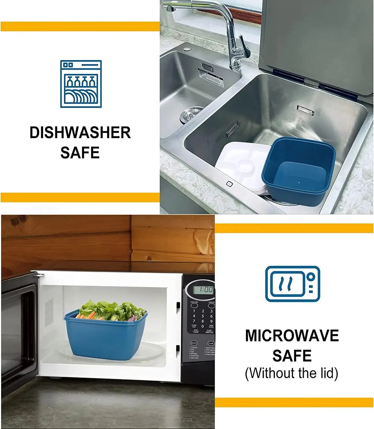 Boîte à déjeuner Portable 1100ml/1500ml, conteneur à 2 couches, bol à salade à grille, bols à salade, boîte à déjeuner, récipient à déjeuner