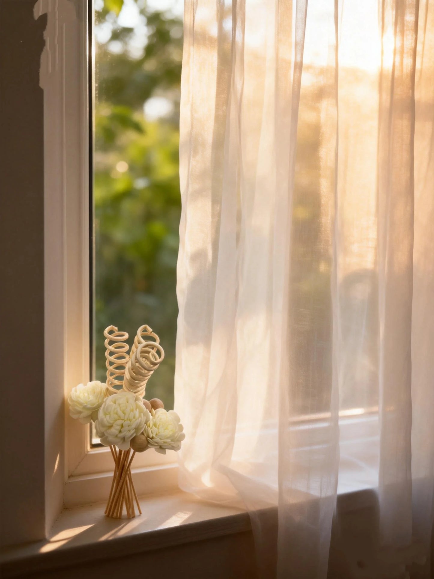 9 bâtonnets diffuseurs de parfum en rotin artificiel, recharge pour diffuseur d'arômes