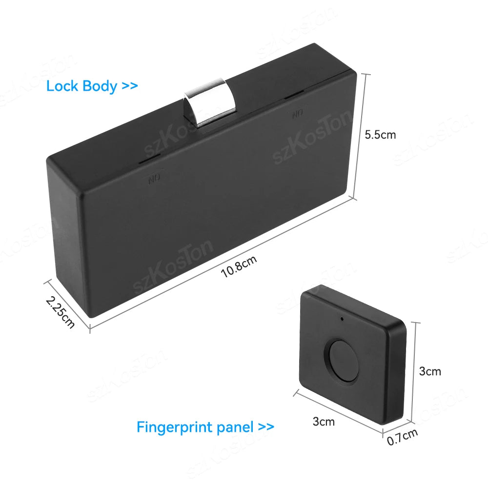 Serrure biométrique à empreintes digitales pour maison intelligente, tiroir caché, serrure électronique, stockage de fichiers de confidentialité, Protection de sécurité résidentielle sans clé