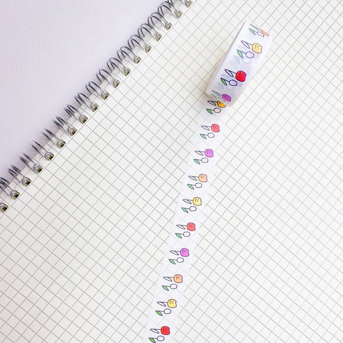 Ins – autocollant de scellage ours Fruits légumes, 1 pièce, bande décorative de masquage, Style Simple, papeterie créative d'étudiant