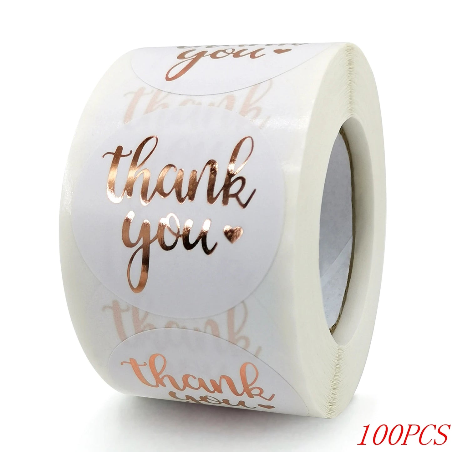 Étiquettes Autocollantes Bleues de Remerciements 50-500 Pièces, Sticker de Décoration, Sceau d'Enveloppes Fait à la Main, Fournitures de Papeterie, 1 Pouce