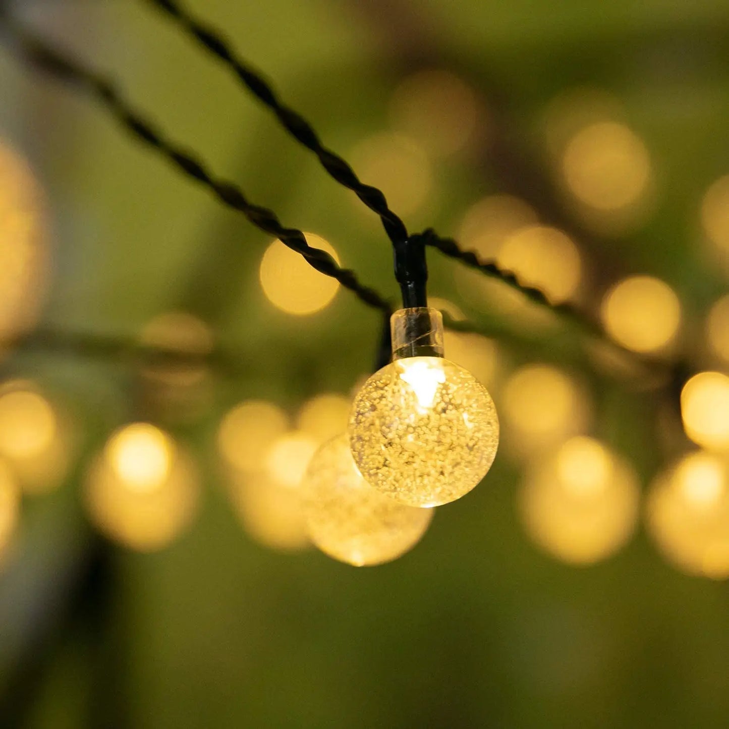 Guirxiété Lumineuse Solaire en Clip pour Décoration Extérieure, 200 LED, Étanche, Feston, Lumière Dégradée, Jardin, Noël