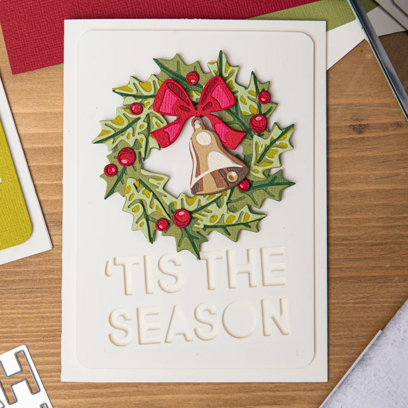 Matrices de découpe en métal, traîneau de renne de Noël