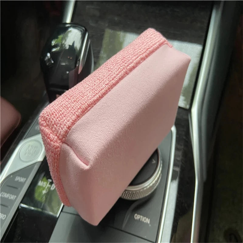 Tampons applicateurs de cire de voiture en Microfibre, éponge de cire douce pour détail automobile, mousse rectangulaire, soins de peinture automobile, tampon de polissage, nettoyage automobile