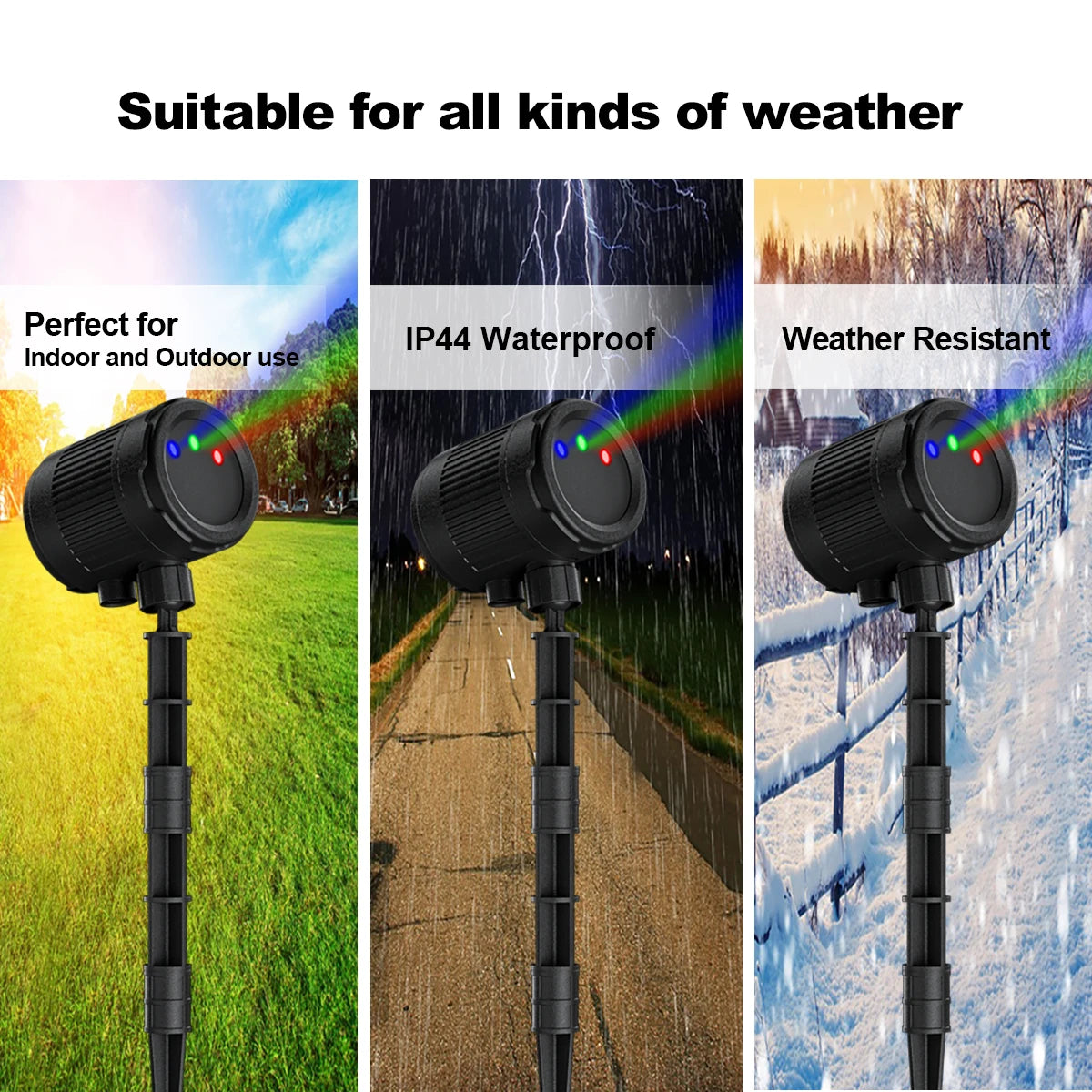 ALIEN mobile statique rouge vert bleu points étoile noël Laser douche projecteur extérieur jardin étanche vacances arbre de noël lumière