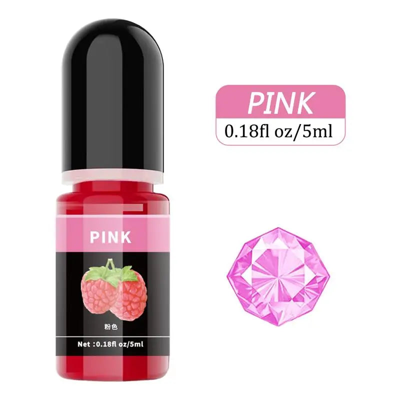 Pigment de résine d'élection xy, liquide, colorant de résine UV, tournant transparent pour résine UV, colle AB, coloration bricolage, fabrication de bijoux d'art, 5ml