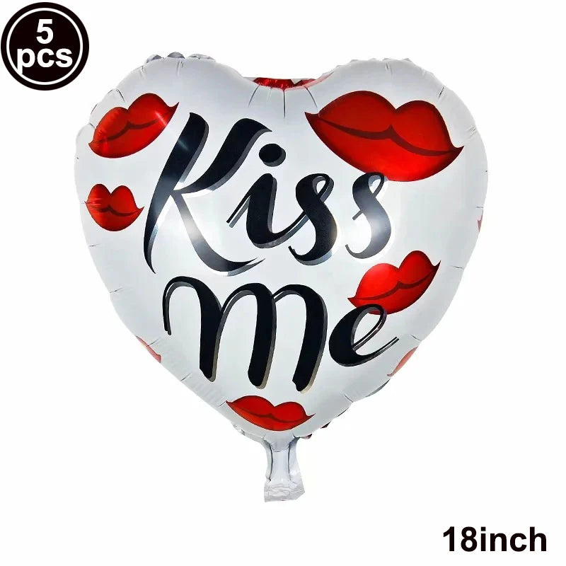 Grands ballons roses rouges de mariage, ballons en aluminium en forme de fleur de Rose, décorations cadeaux d'anniversaire pour la fête des mères, cadeaux d'anniversaire