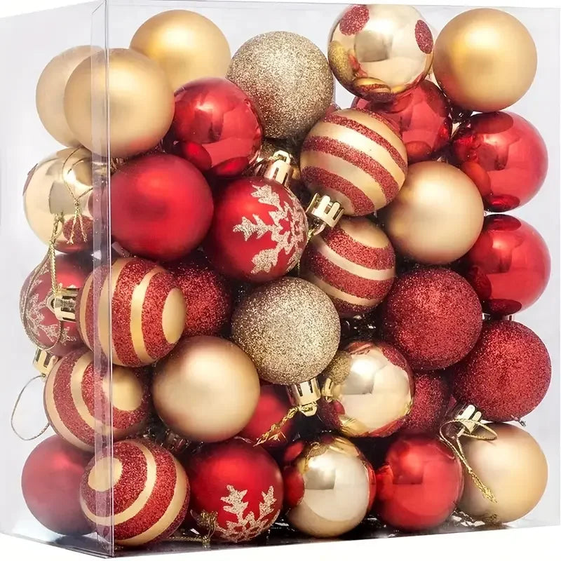 50 pièces boule de Noël arbre