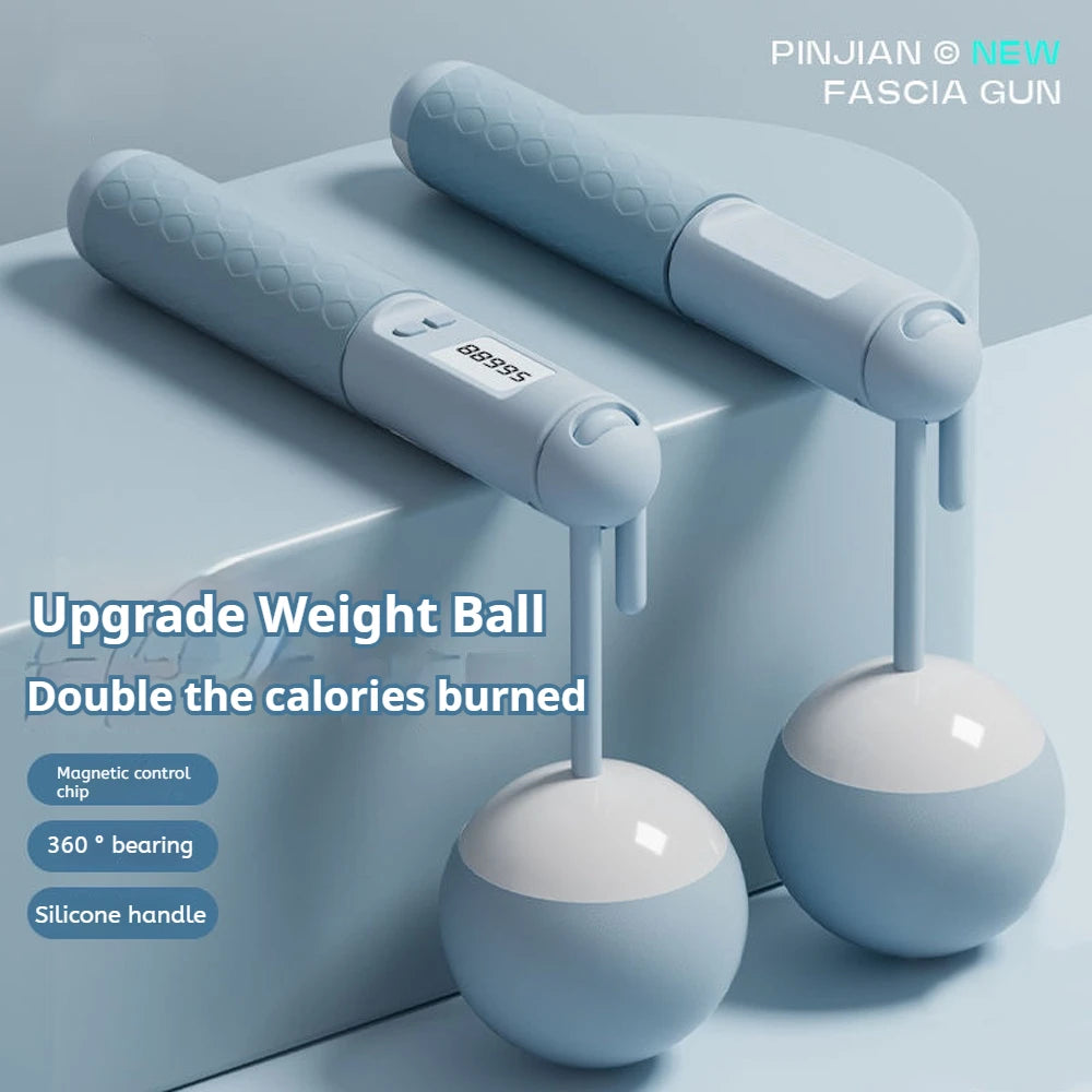 Corde à sauter sans corde avec compteur numérique pour un suivi précis de vos performances