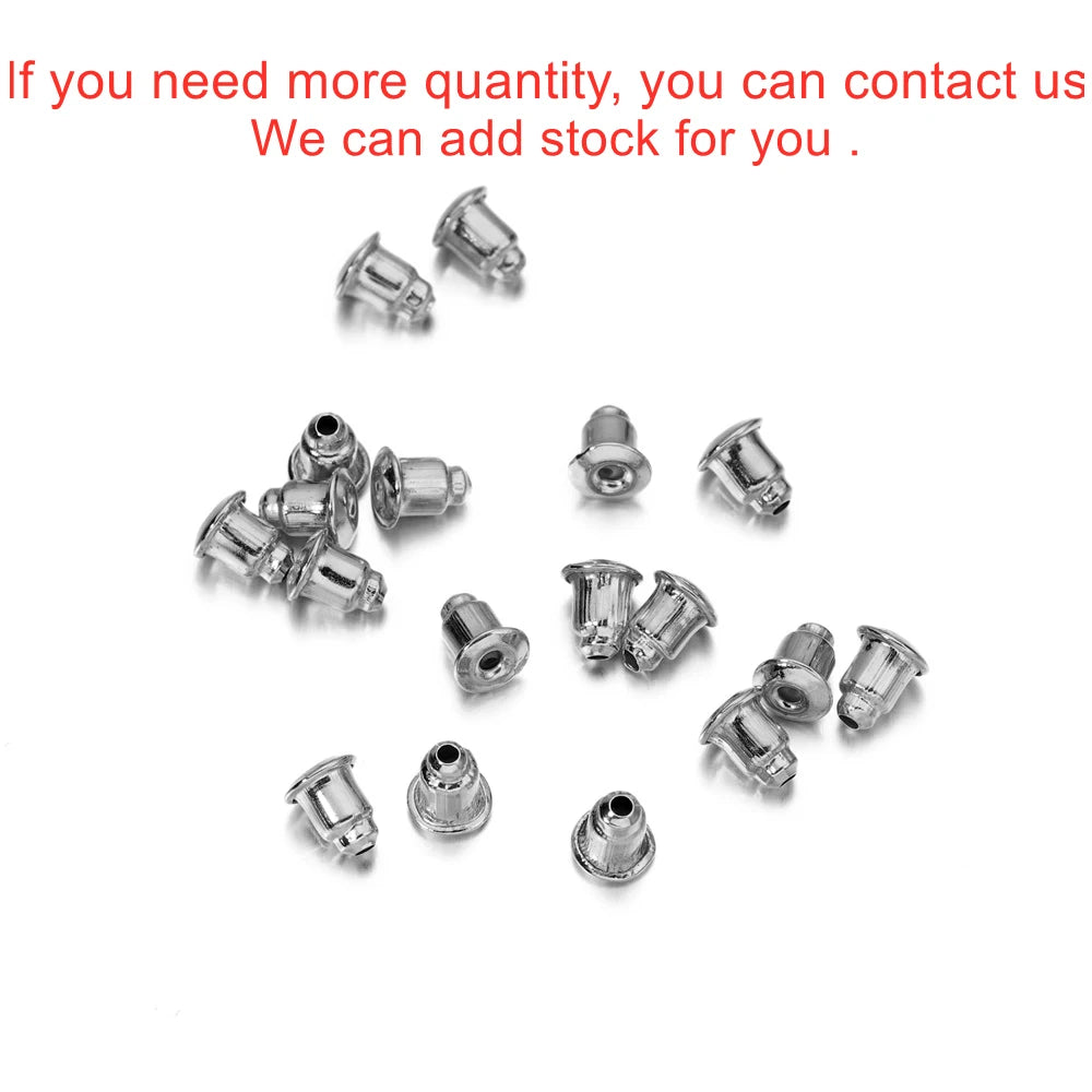 50-200 pcs/lot boucles d'oreilles femoirs boucle d'oreille