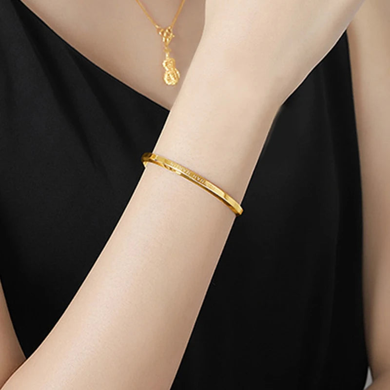 Cercle barre Bracelet pour femmes Bracelet à breloques montre Femme Bracelets & Bracelets Pulseira Feminina Pulseras Bijoux Bijoux rétro