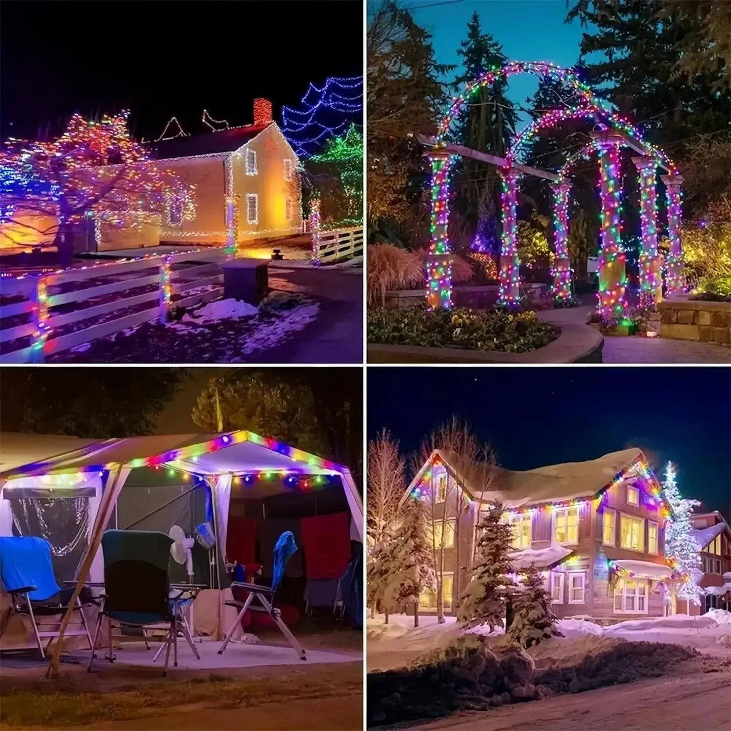 Guirlande lumineuse solaire DegradLights conçue pour illuminer vos espaces extérieurs avec élégance