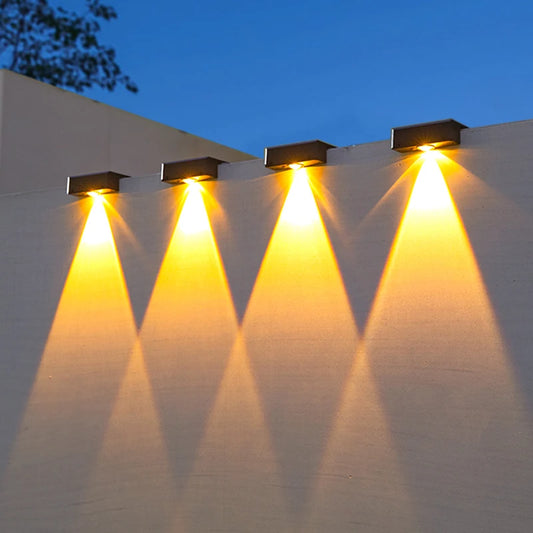 Lampe de lavage murale solaire étanche extérieure mur LED lumière cour lampe décorative balcon jardin