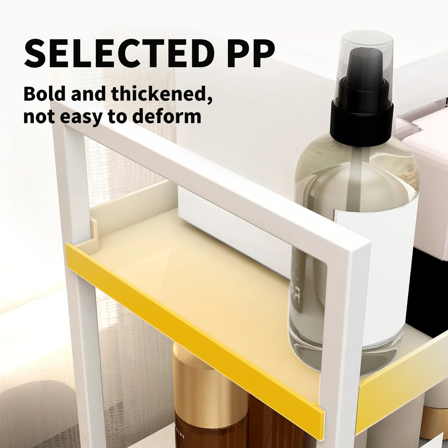 2 tier,desktop storage rack,cosmetics rack,Desk office stationery storage rack,bathroom vanity organizer