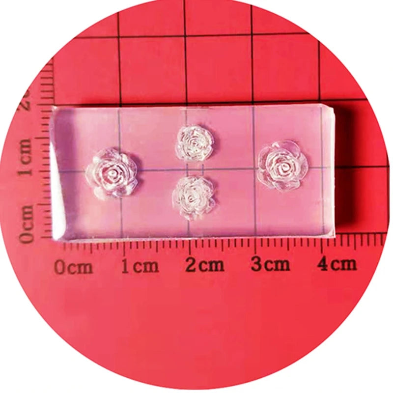 Moule pour Art, résine époxy UV, colle en Silicone, moule à fleurs tridimensionnel