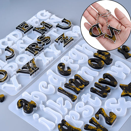 26 lettres résine époxy moule bricolage créatif