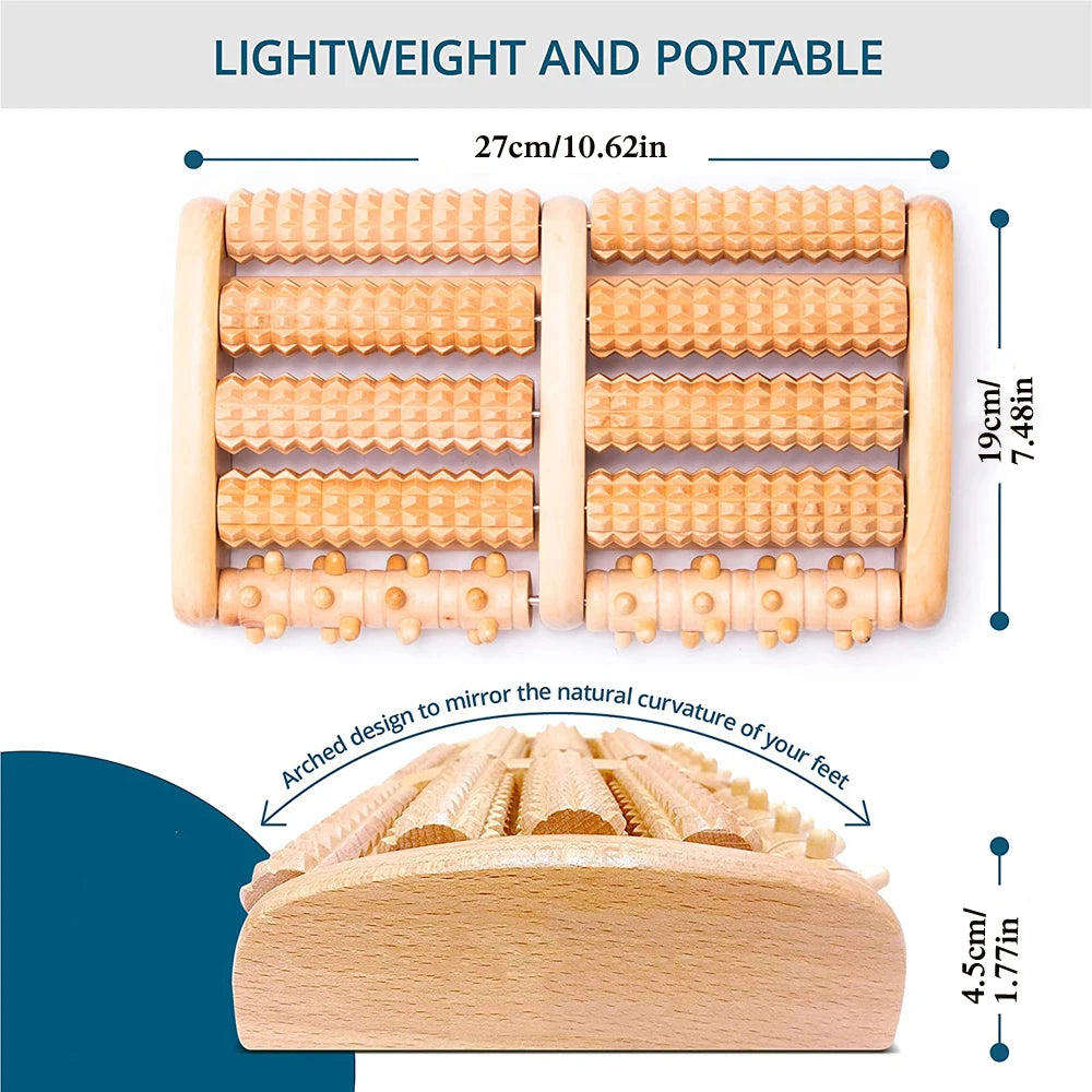 Rouleau de pied pour soulager la fasciite plantaire, masseur de pieds pour la neuropathie et stimule la circulation