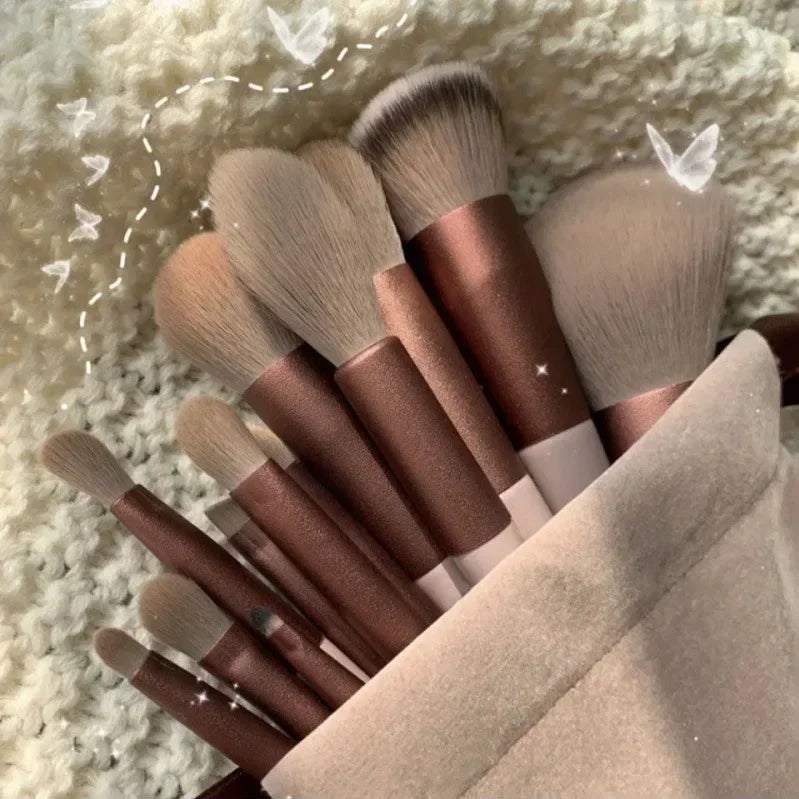 Ensemble de pinceaux de maquillage professionnels, kit d'outils de brosse de maquillage, fard à barrage, eye-liner, cosmétiques, 3 pièces, 13 pièces, 22 pièces