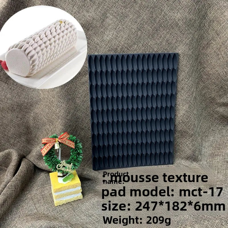 Rouleau suisse texturé Silicone tapis moule