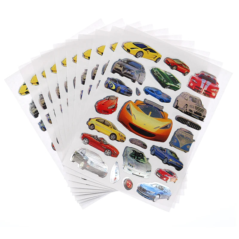 Autocollants à paillettes plaqués or pour enfants, étiquette d'éloge pour mère et enseignant, autocollant d'amour étoile à cinq branches, 10 feuilles/paquet