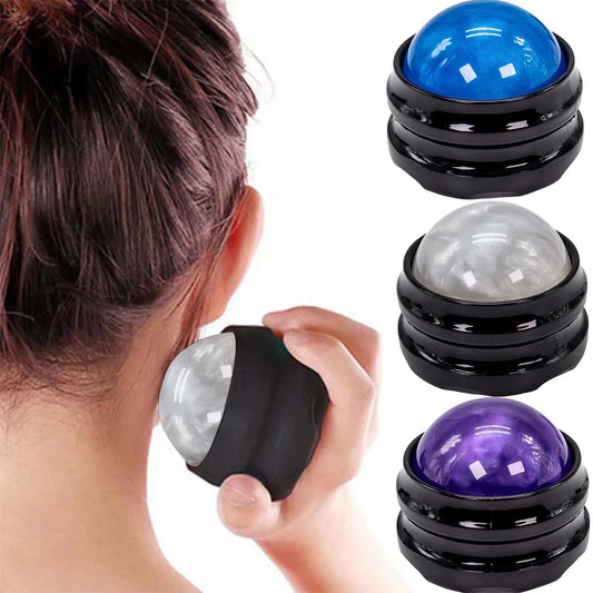 Mini boule de Massage corporel à thérapie manuelle, conception rotative à 360 degrés, outil d'auto-Massage pour le dos et les épaules, Massage des pieds