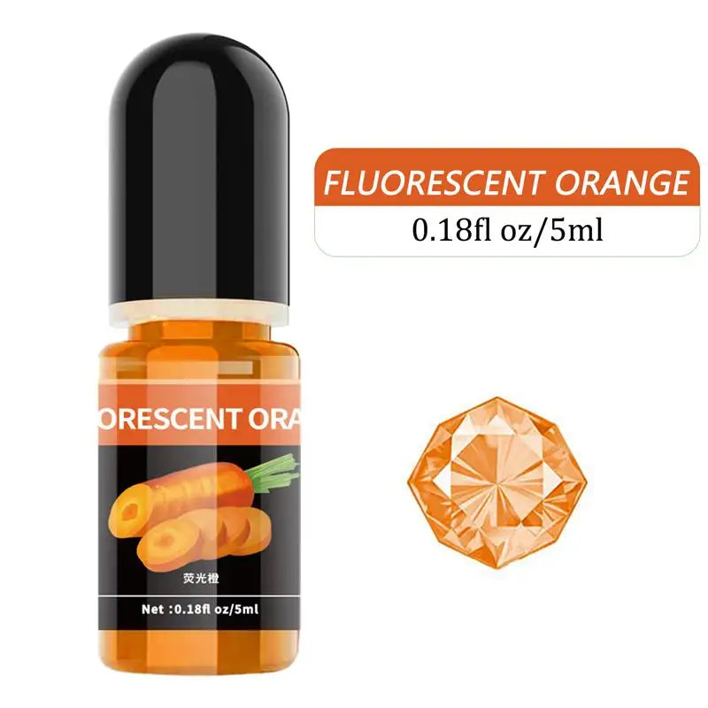 Pigment de résine d'élection xy, liquide, colorant de résine UV, tournant transparent pour résine UV, colle AB, coloration bricolage, fabrication de bijoux d'art, 5ml