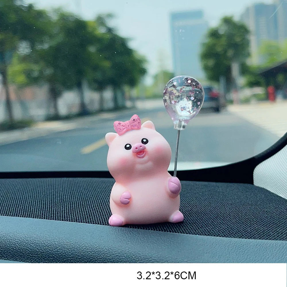 Ballon, animaux, créatif en résine, Animal Panda, décoration de voiture, ours, affichage d'ordinateur de maison, décoration de gâteau, cadeau de saint valentin