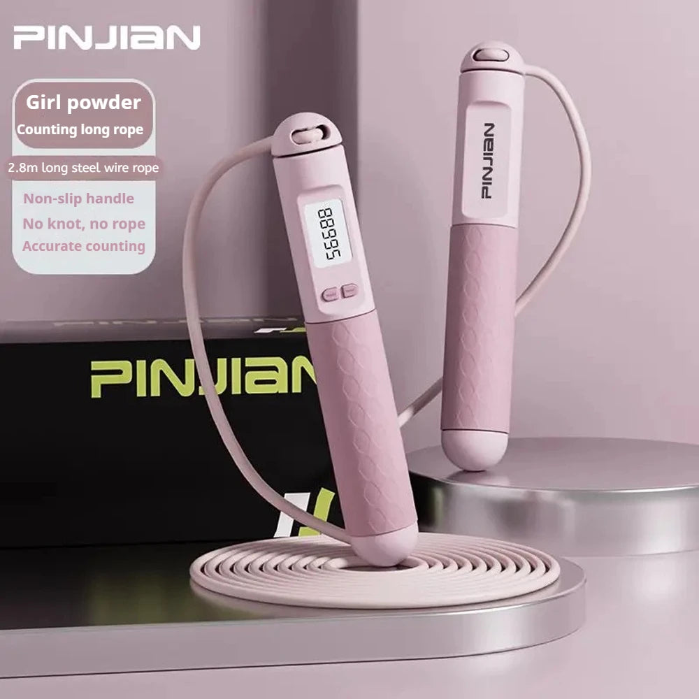 Corde à sauter sans corde avec compteur numérique pour un suivi précis de vos performances