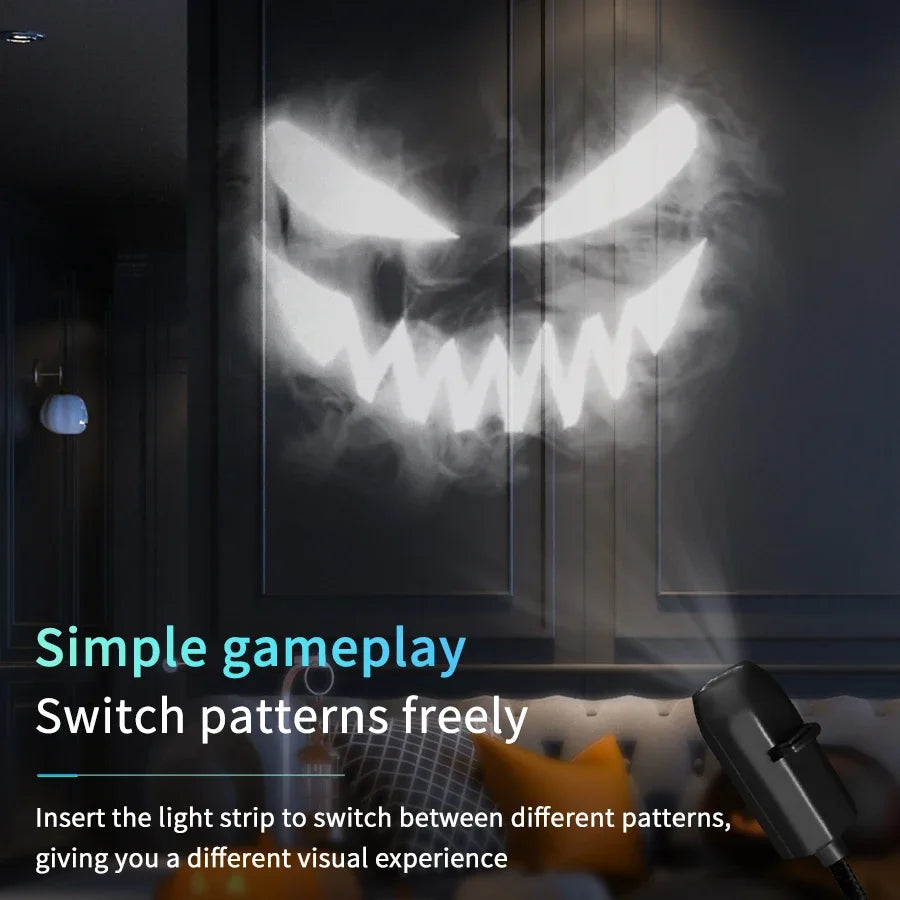 Lumière de Projection 5V USB à Insertion directe planète noël/Halloween thème remplacement lumière plafond lumière de Projection pour chambre