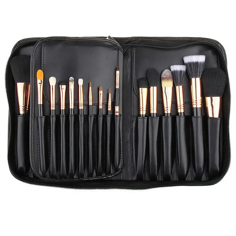 Sac de maquillage cosmétique à fermeture éclair, trousse de toilette de voyage pour brosse, mallette de lavage, grande capacité, conteneur de beauté, pochette de rangement, organisateur étanche