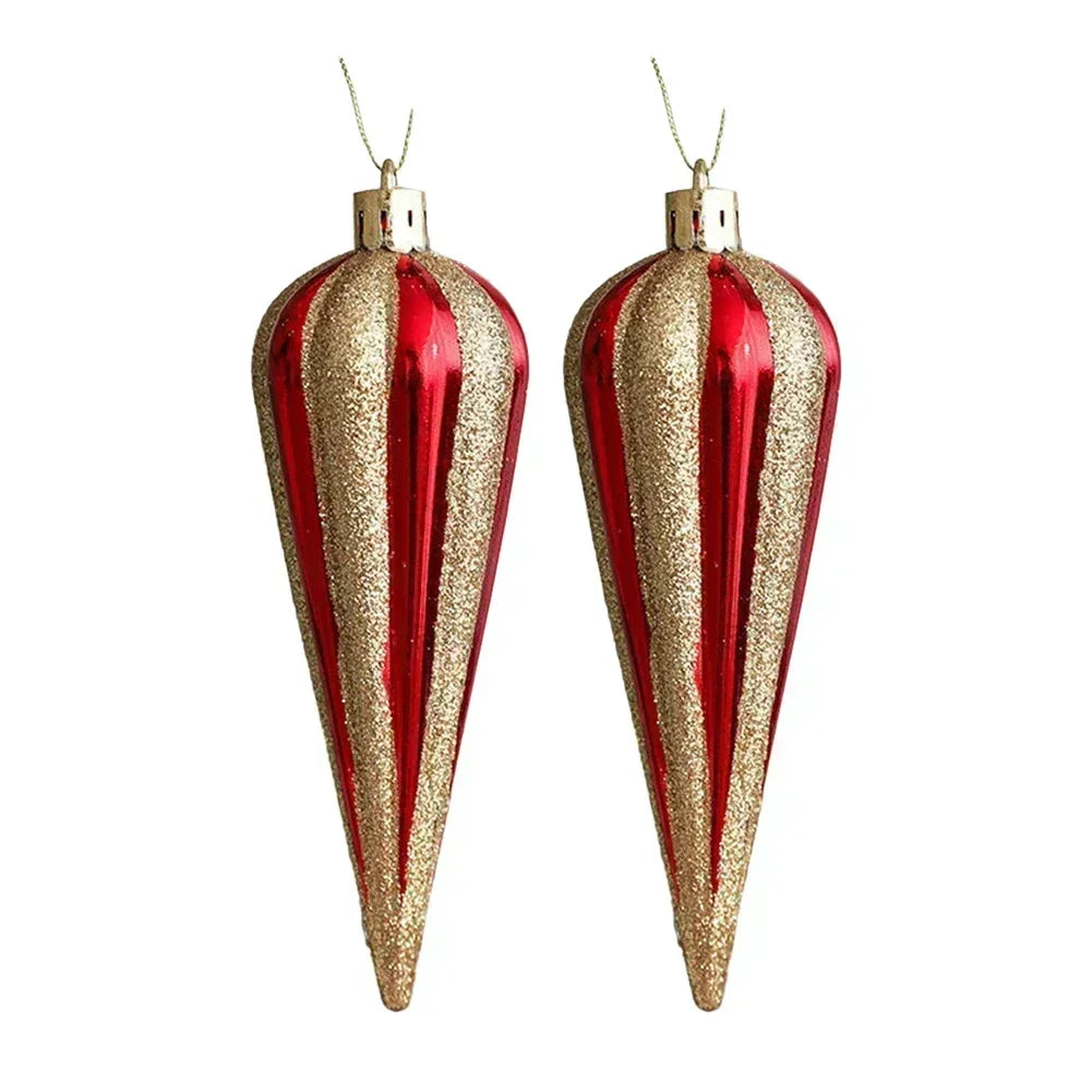 Boules de noël bonhomme de neige, 2 pièces, décoration d'arbre de noël suspendus