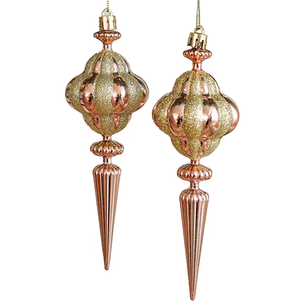 Boules de noël bonhomme de neige, 2 pièces, décoration d'arbre de noël suspendus