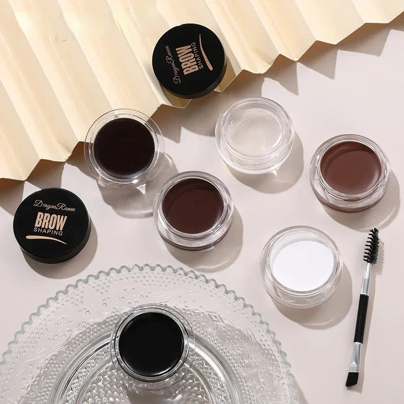 Eyeliner mat crème à sourcils Gel imperméable longue durée contour marron noir crème à sourcils crème à sourcils sauvages correcteur