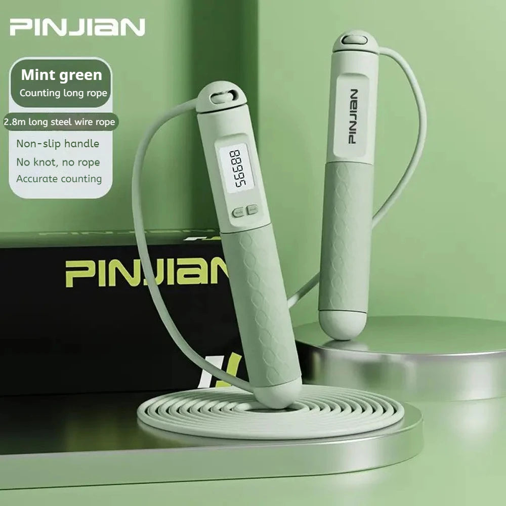 Corde à sauter sans corde avec compteur numérique pour un suivi précis de vos performances