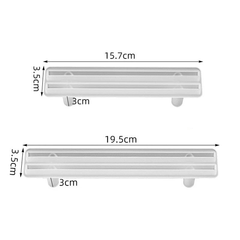 Plateau en résine époxy, moule en Silicone, grand rectangle, assiette à thé, dessous de verre, moule en résine pour la décoration de la maison, fabrication artisanale, fournitures d'art