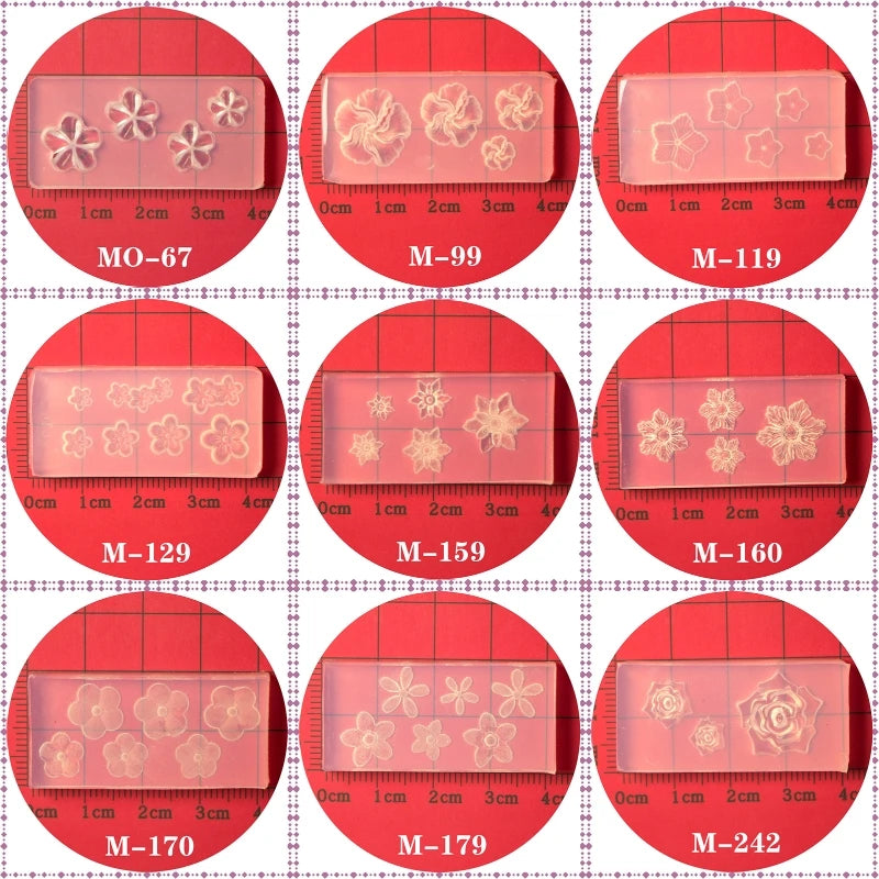Moule pour Art, résine époxy UV, colle en Silicone, moule à fleurs tridimensionnel