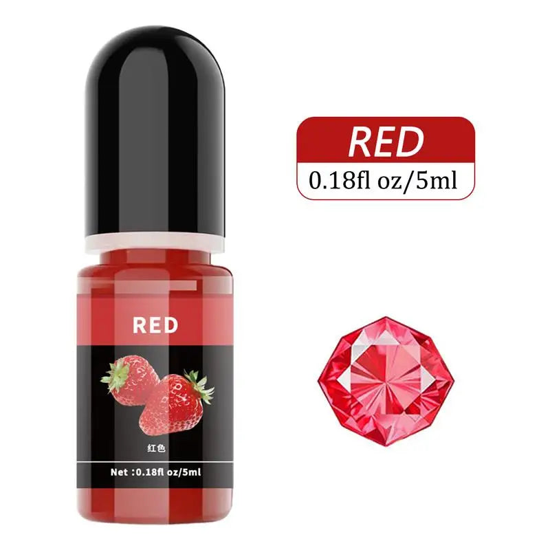 Pigment de résine d'élection xy, liquide, colorant de résine UV, tournant transparent pour résine UV, colle AB, coloration bricolage, fabrication de bijoux d'art, 5ml