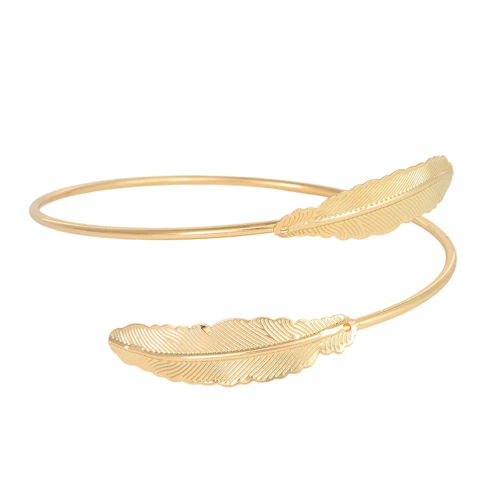 Nouveauté Bracelet de bras réglable couleur or brassard Bracelet mode Pulseiras Bijoux amant Bracelet Hip Hop bracelets pour femme