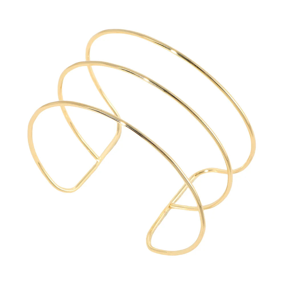 Nouveauté Bracelet de bras réglable couleur or brassard Bracelet mode Pulseiras Bijoux amant Bracelet Hip Hop bracelets pour femme