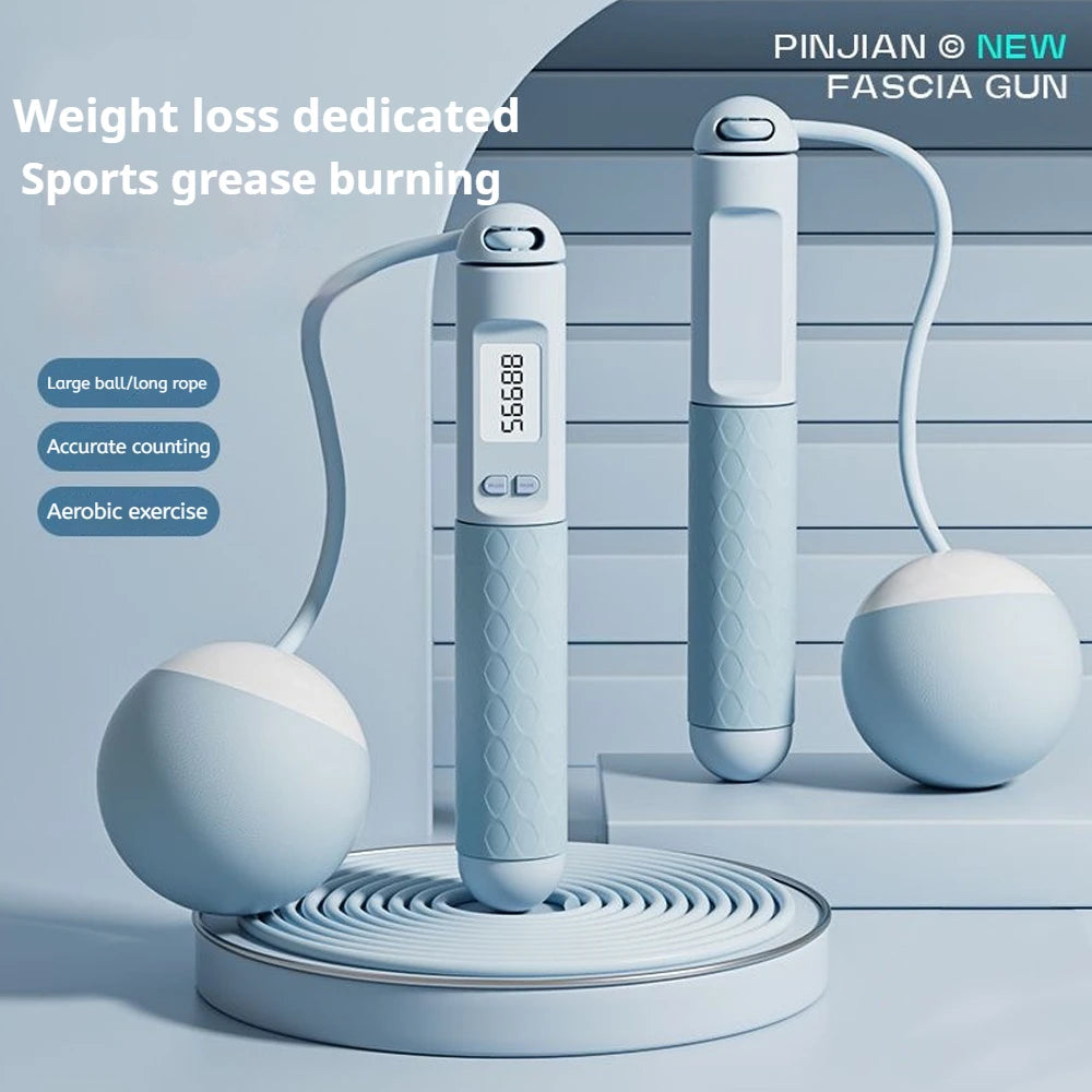 Corde à sauter sans corde avec compteur numérique pour un suivi précis de vos performances