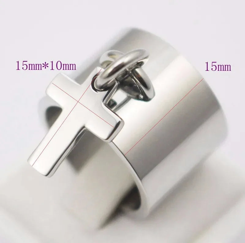 Bague pendentif géométrique ovale pour femmes, bijoux à la mode, en acier inoxydable, taille 7 10 11 6 9 8