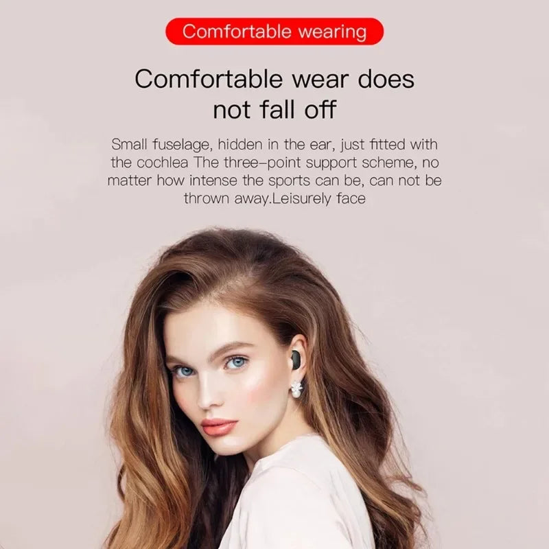 Ecouteurs sans fil E6S EOENKK, symboles de technologie et de performance