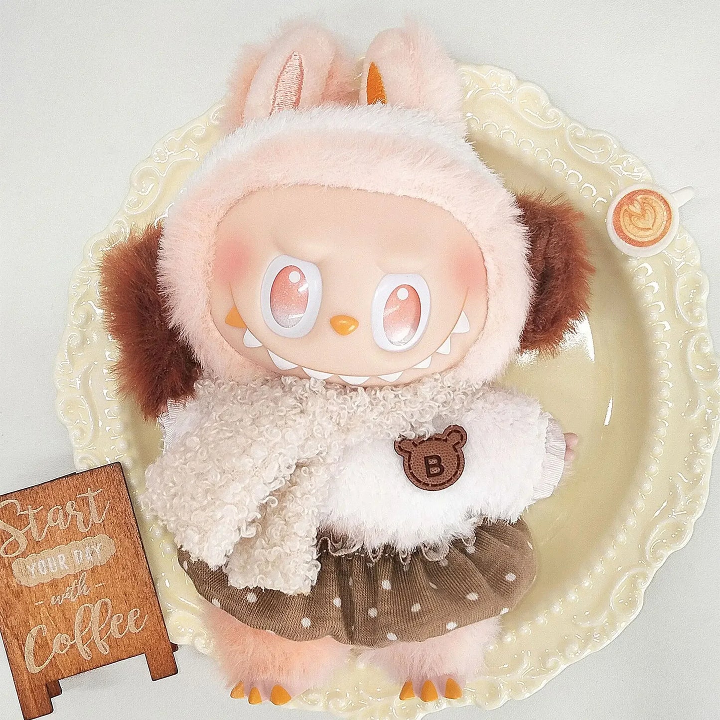 Labubu 3.0 Style dessin animé vêtements mignons Ropa Labubu pour V1/V2/V3 Labubu poupées décoration