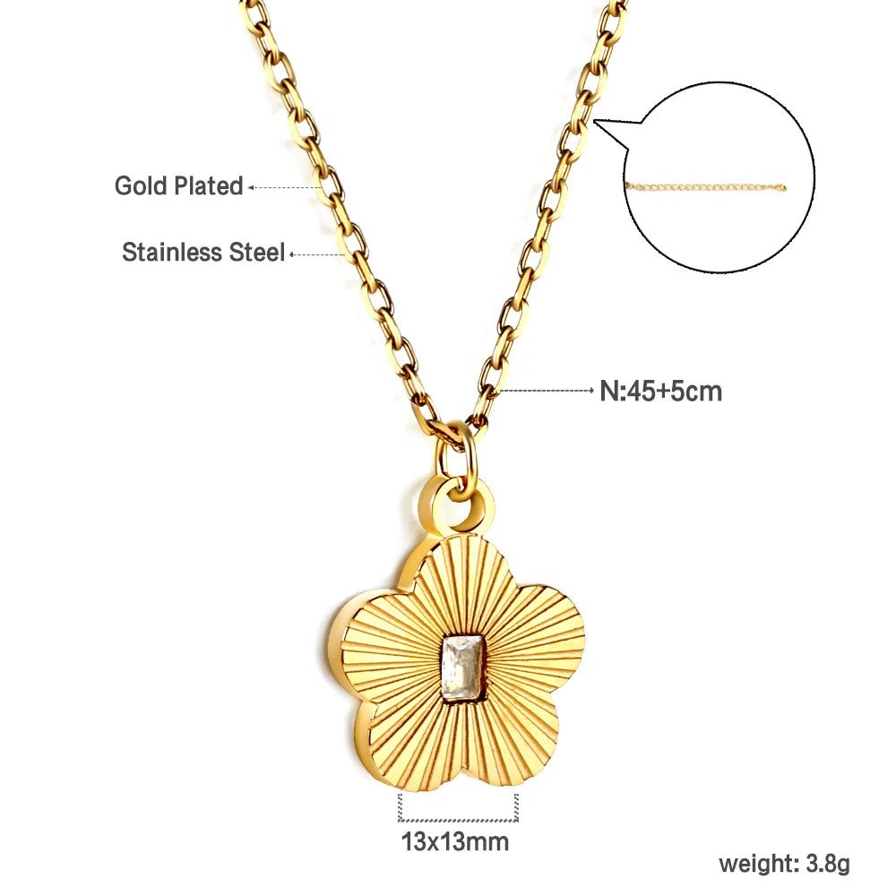 LUXUKISSKIDS Vintage coquille forme pendentif colliers filles/femmes bijoux en acier mode Couple chaîne collier ras du cou