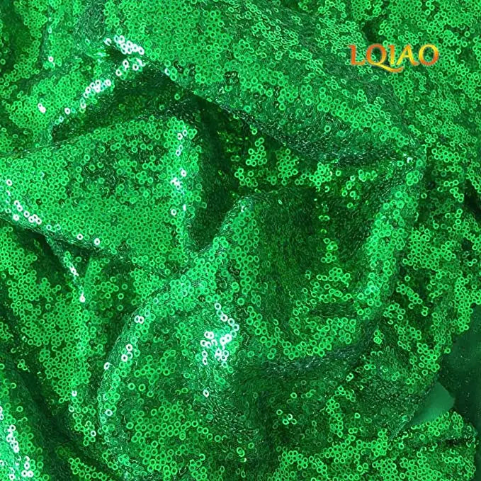 Tissu à paillettes brodées scintillantes, 1 mètre, tissu scintillant or argent pour la fabrication de tissus, couvertures de Table pour événements de fête, décor