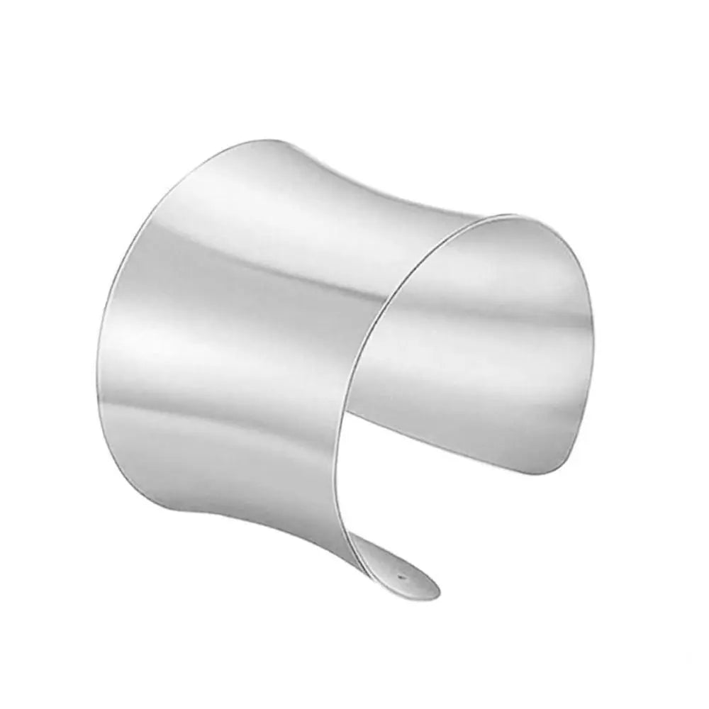 Bracelet large métal pour femme manchette ouverte  Bracelets tendance charme bras bijoux cadeaux de mode bijoux