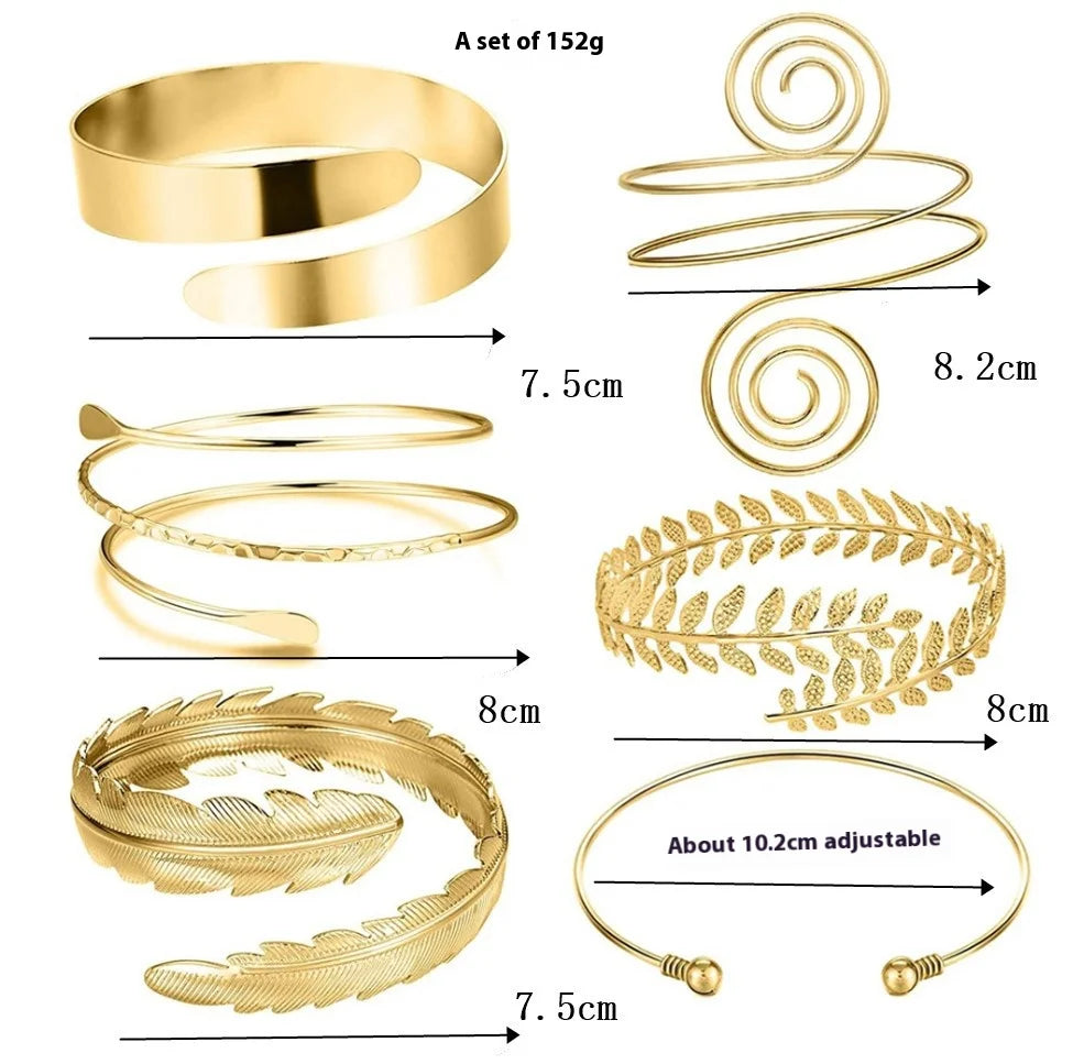 Nouveauté Bracelet de bras réglable couleur or brassard Bracelet mode Pulseiras Bijoux amant Bracelet Hip Hop bracelets pour femme