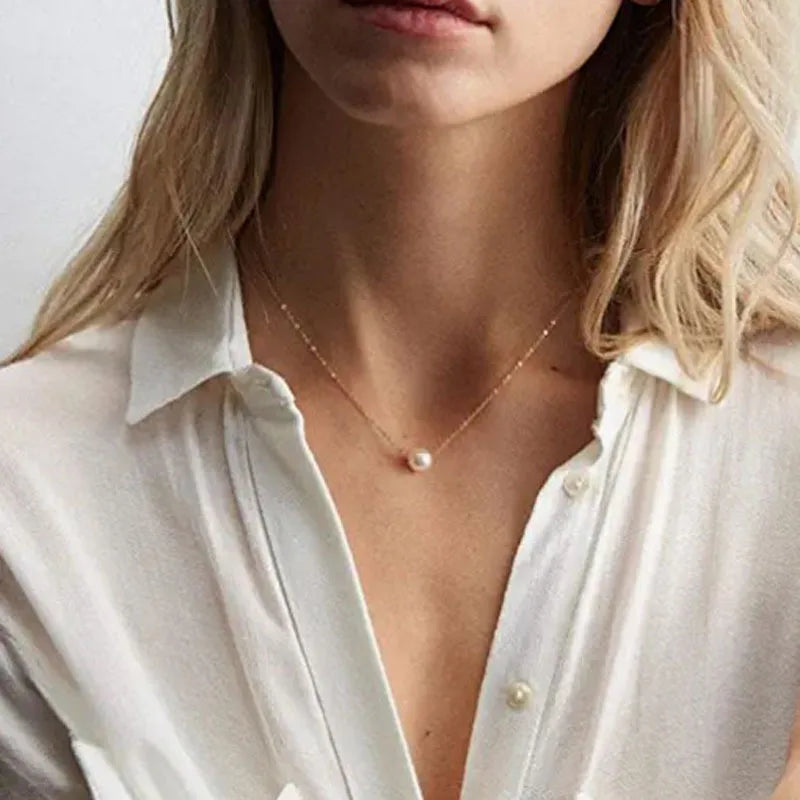 Mode minimaliste deux feuilles pendentif colliers pour femmes bijoux