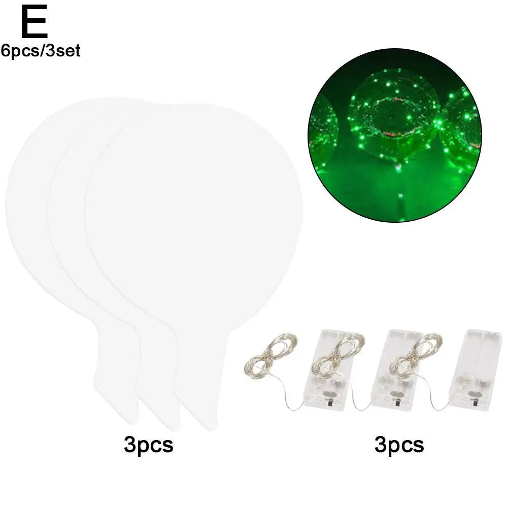 Ballons Bobo Ball avecLED lumineuse, 20 pouces