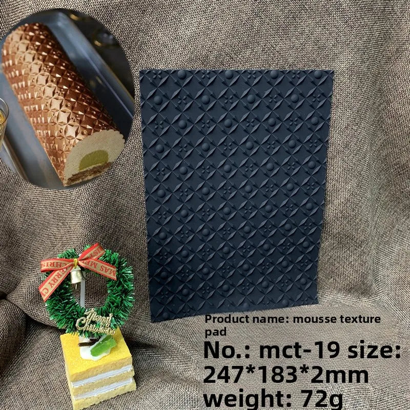 Rouleau suisse texturé Silicone tapis moule